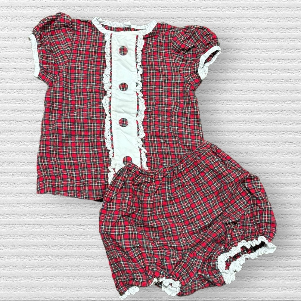 Posh Pickle Christmas Plaid Set